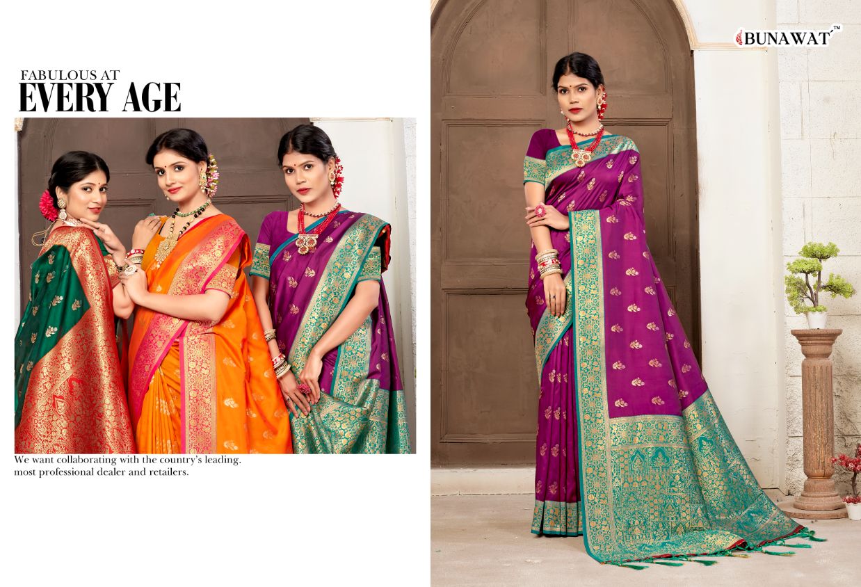 Parampara By Bunawat Banarasi Silk Sarees Catalog
